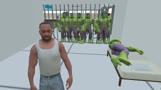 Franklin Helped Hulk In Police Station 😱 INDIAN BIKES DRIVING 3D [upl. by Yror126]