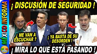 DISCUSIÓN DE SEGURIDAD EN EL SENADO NOROÑA Y TRASVIÑA PIDEN ORDEN EN LA SALA [upl. by Nuahsyd]