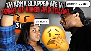 Tiayarna slapped me in front of Asmxlls amp Teeshanece IT WENT LEFT [upl. by Eimia768]