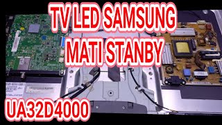 TV LED SAMSUNG MATI STANBY  indikator kedipkedip [upl. by Ardnaskela]