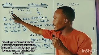 How to calculate the mass required to balance a meter rule horizontally  SMDexecutive Academy [upl. by Arriek845]