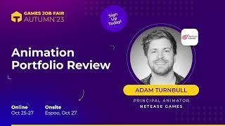 Animation Portfolio Review  Games Job Fair Oct 2023 [upl. by Heda]