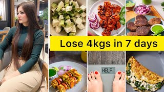 LOSE 4KGS IN 7 DAYS🔥KETO DIET PLAN FOR FAST WEIGHT LOSS  100 Results [upl. by Nniuq]