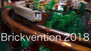 Brickvention train layout 2018 [upl. by Ferrick]