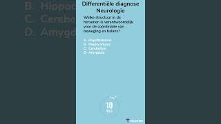 Differentiële diagnose Neurologie 1 geneeskunde hersenen dokter verpleegkunde examen vraag [upl. by Nivrae]