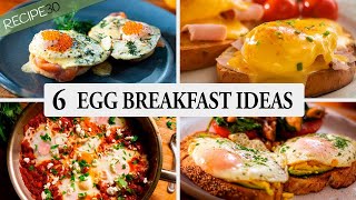 6 Egg Cracking Breakfast Recipes You Have to Try [upl. by Eisseb52]