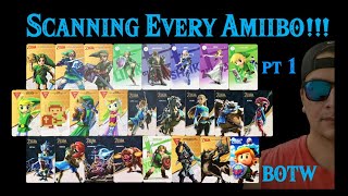 what do all 25 ZELDA amiibos unlock  Zelda Breath of the Wild part 1 [upl. by Ellita]