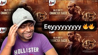 45TheMovie  Raj B Shetty First Look Reaction  MOU  Mr Earphones [upl. by Crofton]