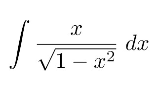 Method 2 Integral of xsqrt1x2 substitution [upl. by Cire936]