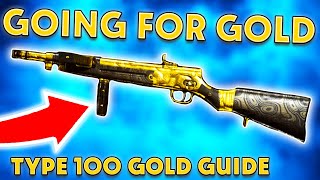 FASTEST WAY TO GET TYPE 100 GOLD  GOLD CAMO GUIDE – COD VANGUARD [upl. by Sullecram864]