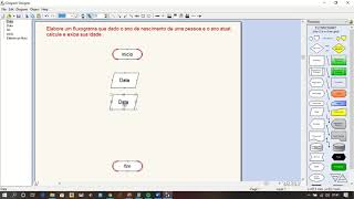 Fluxograma  Calcular Idade [upl. by Rbma]