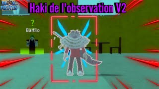 Raphchap10 Je DÉBLOQUE le HAKI de lOBSERVATION V2  Blox fruit [upl. by Inaluahek55]