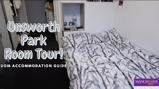 Unsworth Park Room Tour  University of Manchester Accommodation [upl. by Merrel564]