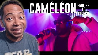 Maître GIMS  Caméléon Clip Officiel English REACTION to FRENCH RAP [upl. by Novy]