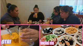 SAMOAN making OTAI for the first time and homemade sushifamily [upl. by Iadrahc]