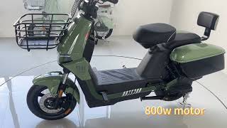 Electric Moped Motorcycle Scooter GB58 800W 60V72V 20Ah 40kmh Private Model [upl. by Donna]