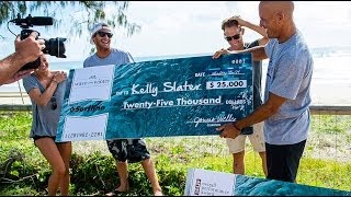 Kelly Slater Wins 201314 Wave of the Winter [upl. by Tatman429]