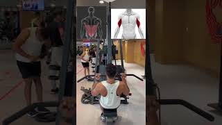 Lat Pull Down Exercise kneeexercises fitnesschest gym workout  beginners motivation [upl. by Lenra]