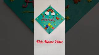 Kids name plate Ideas I diy clayartidea kidsnameplate kidsroomdecor kidsroommakeover [upl. by Bick686]