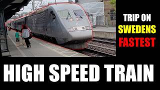 Trip on Swedish High Speed Train [upl. by Allehc]