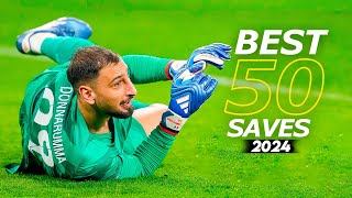 Best 50 Goalkeeper Saves 2024  HD 5 [upl. by Nangem86]