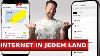 INTERNET im AUSLAND 🌎 Mit EINEM KLICK weltweites mobiles Datenvolumen mit der eSIM von SAILY [upl. by Onairotciv246]