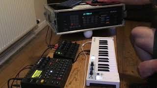 Oberheim Matrix 6r  Matrix 1000 with stereoping controller [upl. by Llennoj]