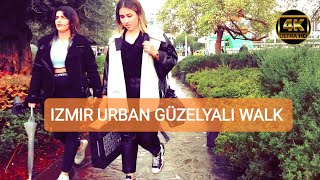 4K TURKEY Izmir Urban Walk Walking Tour in Güzelyali [upl. by Temple]