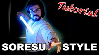 Soresu Form 3  Lightsaber Choreography Tutorial [upl. by Antonia]