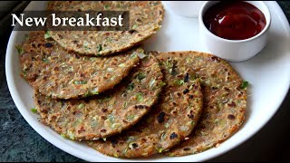 ಹೊಸ ರೆಸಿಪಿ New breakfast recipe Kannada  Light dinner recipes  Healthy quick veg paratha [upl. by Anawt]