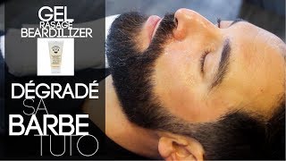 Tailler sa barbe en dégradé avec la tondeuse  test gel de rasage Beardilizer [upl. by Rimidalg]