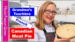 Grandmas Tourtière French Canadian Meat Pie [upl. by Ahsikan]