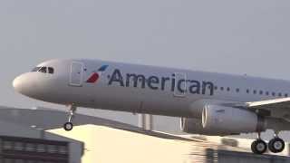 American Airlines A321 Sharklets first flight take off and landing in Hamburg N110AN [upl. by Zel]