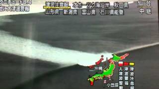 Earthquake and Tsunami March 11 2011 Japan Miyagi Sendai 東北地方太平洋沖地震津波 [upl. by Lindly85]