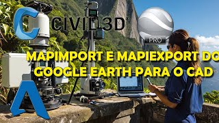 EXPORTAR E IMPORTAR POLIGONAIS DO GOOGLE EARTH CIVIL 3D [upl. by Hali]