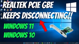 How To Fix Realtek PCIe GBE Family Controller Keeps Disconnecting [upl. by Heigl643]