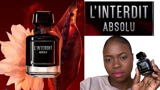 NEW LInterdit Absolu fragrance review fragrancereview GivenchyBeauty [upl. by Oelgnaed]