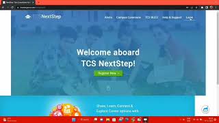 TCS NextStep Application Form Submission Process [upl. by Ttayh]