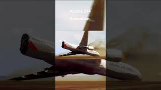 Plane crashes animation vs real avgeeks aviation planes shorts [upl. by Porche]