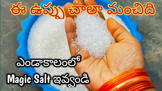 మొక్కలు పచ్చగా ఉండడానికి ఇది ఇవ్వండిEpsom Salt  plants fertilizer summer how MokkalathoManam [upl. by Suravaj618]