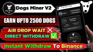 Dogs Miner V2  dogs miner v2 withdraw proof  dogs miner v2 payment proof dogsminerv2 [upl. by Ayikat881]