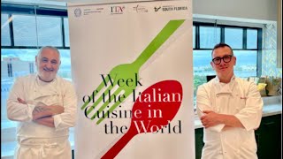 Miami IX Settimana della Cucina Italiana nel Mondo [upl. by Nyvlem846]