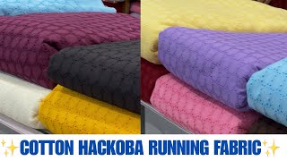 ✨Cotton hackoba running fabric✨ [upl. by Wj845]