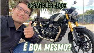 TESTEI A SCRAMBLER 400X É BOA MESMO [upl. by Emina]