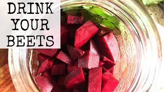 Beet Kvass Recipe How to Make this Delicious Probiotic Beverage in a Mason Jar [upl. by Conte]