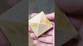 Cube chiseling woodcarving woodwork art woodworking [upl. by Oznofla]