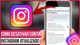 Como desativar conta do Instagram [upl. by Kammerer]