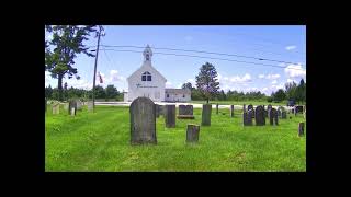 South Levant Baptist Church Levant Maine Cinematic Maine Drone Footage [upl. by Paapanen]