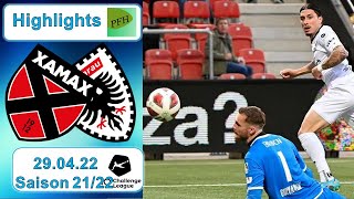 Highlights Neuchatel Xamax FCS vs FC Aarau 290422 [upl. by Aitsirhc]