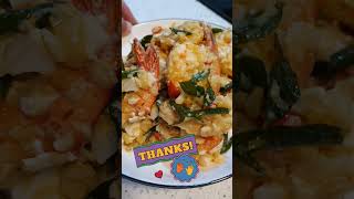 salted egg prawn udang masak telur asin [upl. by Ahsoym]